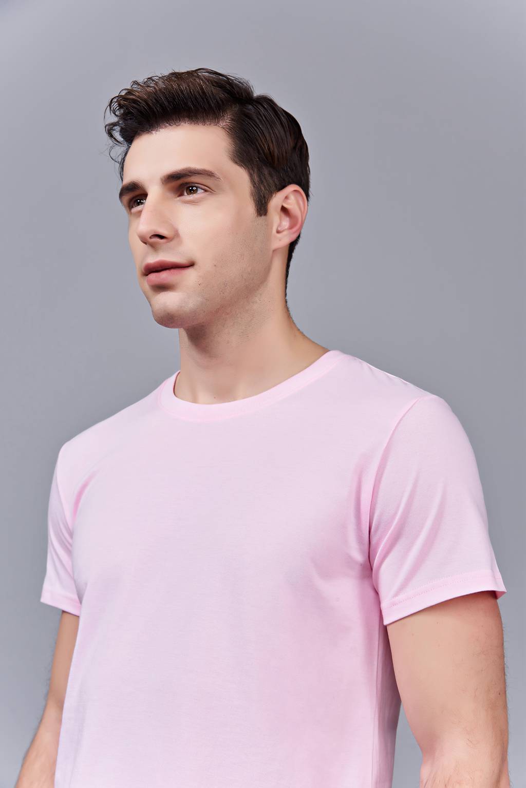 洋氣百搭親子裝 半袖顯瘦 速干圓領(lǐng)文化衫 春夏新品 粉色