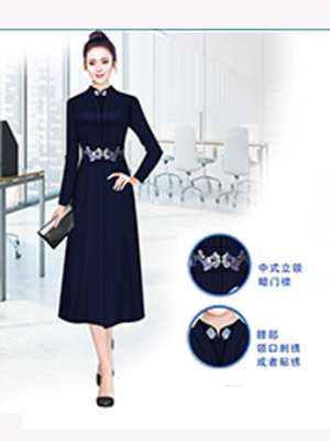 大衣定制 高端時(shí)尚女士大衣定制 高級藍(lán)色女士大衣